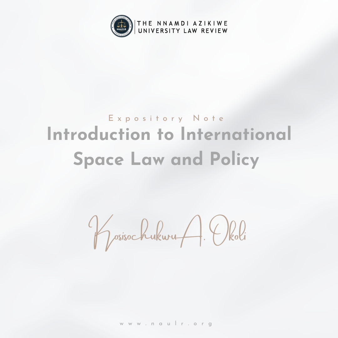 Read more about the article Introduction to International Space Law and Policy