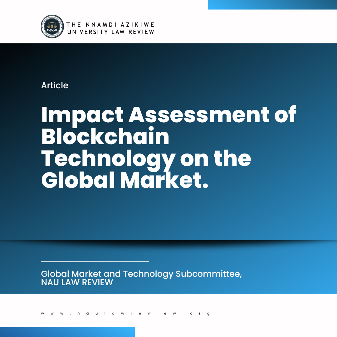 Read more about the article Impact Assessment of Blockchain Technology on the Global Market
